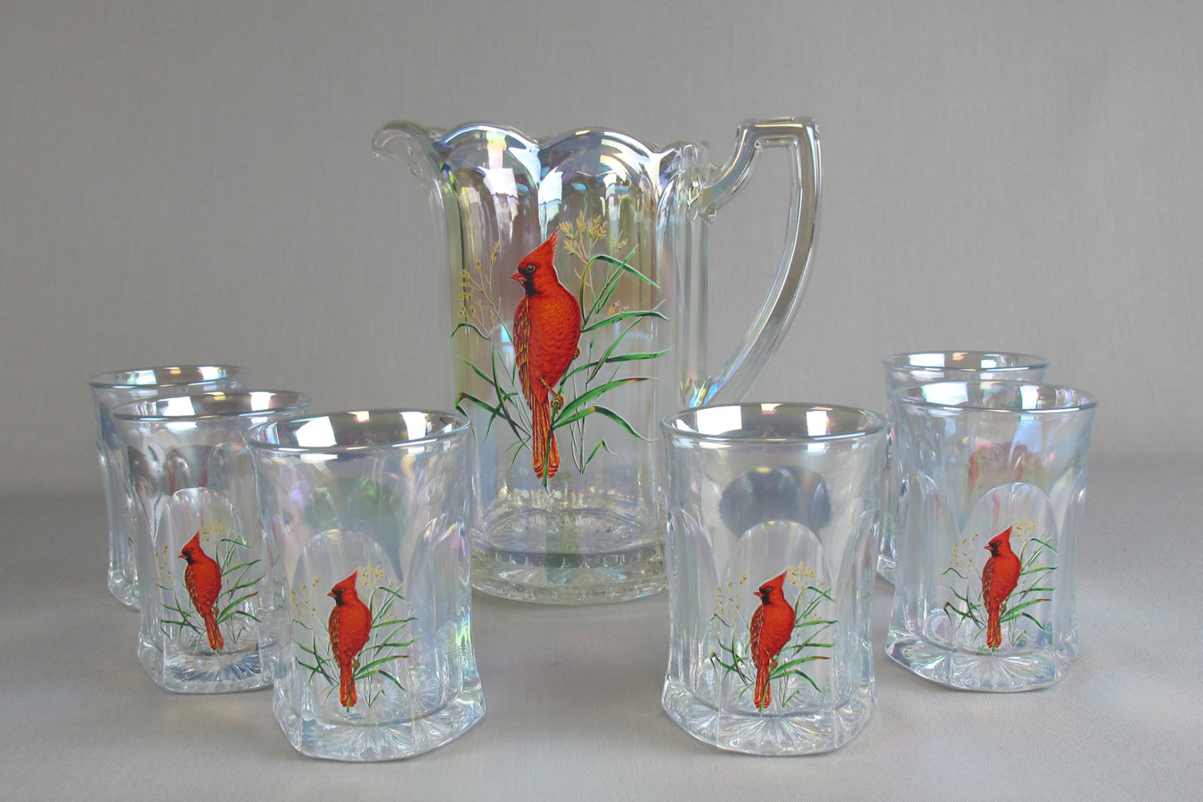 Drinking Glassware Glass Water Jug Set Glass Pitcher with Glass